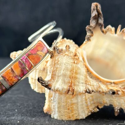 Sterling Silver Plum Turquoise Cuff