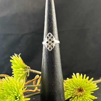 Celtic Sterling Silver Endless Knot Ring