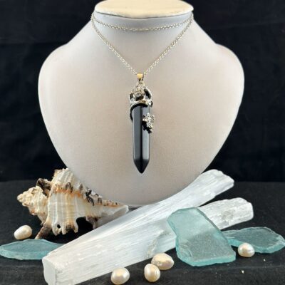 Black Onyx 2" Pendant