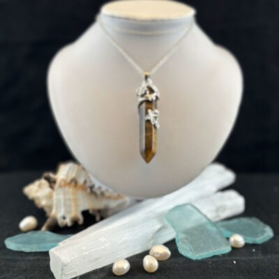 Tiger Eye 2" Pendant