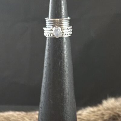 Moonstone Spinner Ring