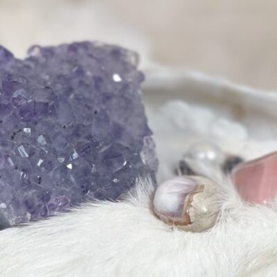Raw Druzy Amethyst Crystal