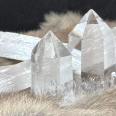 Clear Quartz Crystal Tower