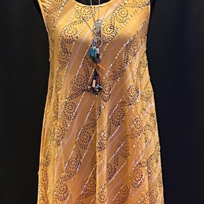 Orange Boho Sun Dress